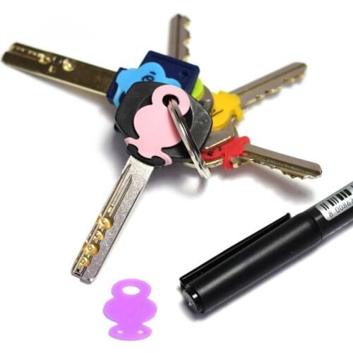 Silicone Key Cover, Labels For Keys, Key Topper, Key Identifiers, Key Cap Cover, Key Protector, Key Labeler, Key Accessories