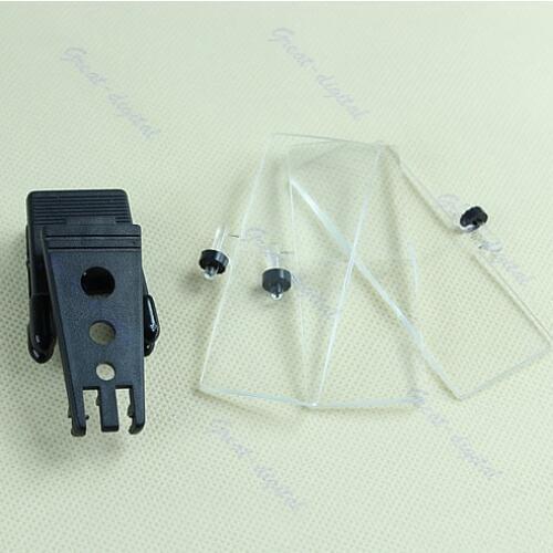 Folding Eyeglass Clip On Flip Loupe Magnifying Glass Handsfree Precise Magnifier