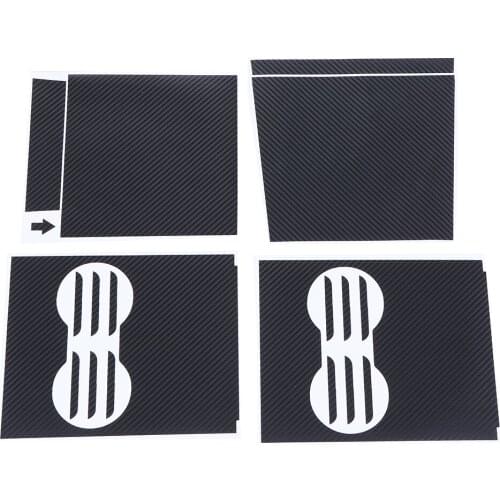 Car Styling Stickers Center Console Film Cover Decal Protection Film for Tesla Model 3 Leather Texture Interior Decoration