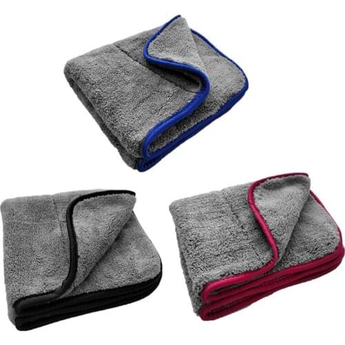 New 42*48cm 1000GSM Car Detailing Microfiber Towel Car Cleaning Car Washing Rag for