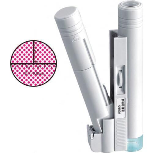 40X/80X/100X/150X Magnifiers/Microscope with LED Portable Jewelry Loupe Magnifying Glass Lens Illuminated Pocket Magnifier 1pcs