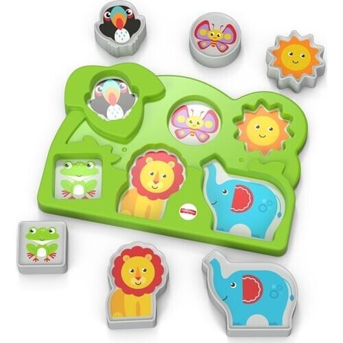 Fisher Price Fun Jigsaw, 6 Large Piece, Easy Baby Puzzle GCM81