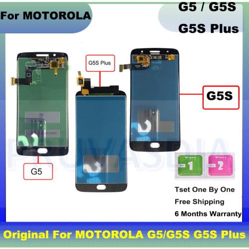 SUPER AMOLED For Motorola MOTO G5 G5 Plus G5S G5S Plus XT1670 XT1685 XT1803 XT1792 LCD Display Touch Screen Digitizer Assembly