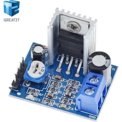 GREATZT TDA2030 Module Power Supply TDA2030 Audio Amplifier Board Module TDA2030A 6-12V Single