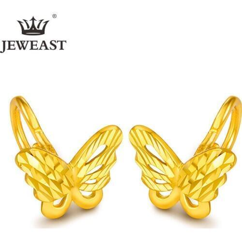 24K Pure Gold Earring Real AU 999 Solid Gold Earrings Nice Good Hollow Ball Tassel Upscale Trendy Fine Jewelry Hot Sell New 2020