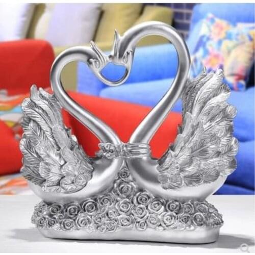 2019 EUROPEAN STYLE LIVING ROOM HOME ACCESSORIES, SWAN ORNAMENTS, WEDDING GIFTS, THE SYMBOL OF LOVE