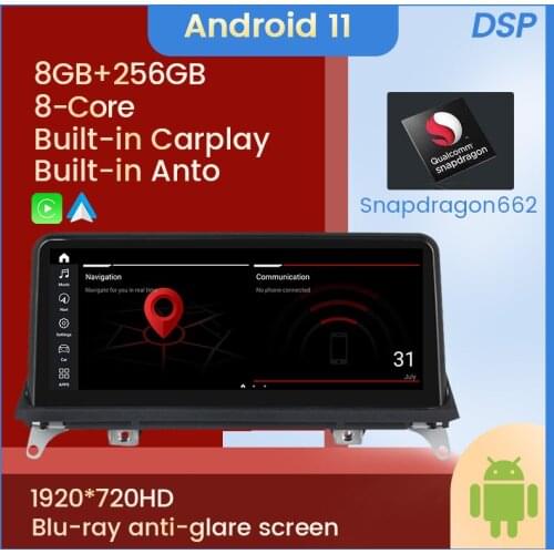 10.25" Android head unit 4G in Dash Car Radio Multimedia Video Player Navigation GPS for BMW X5 E70 X6 E71 2007-2013
