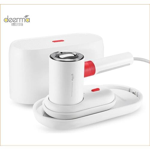 Deerma DEM-HS200 2 In 1 Garment Steamers/ Flat Iron 1000W Portable Steam Ironing Machine 110ml Water Tank 1000W Clothes Wrinkle