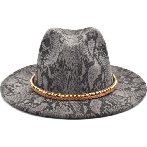 Elegant Lady Spring And Autumn Wool Fedora Male British Style Retro Hat Flat Hat Jazz Hat Church Hat Bowler Hat F36