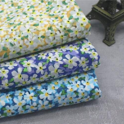 T50*145cm Cotton Twill Cartoon Printed Fabric Diy Handmade Spell Fabric Cotton Cartoon Printed Fabrics flower skirt