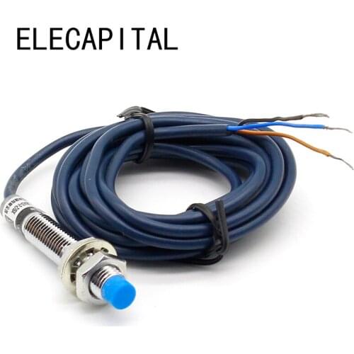 M8 2mm sensing DC 5V NPN NO LJ8A3-2-Z/BX-5V cylinder inductive proximity sensor switch work voltage 5VDC special for MCU