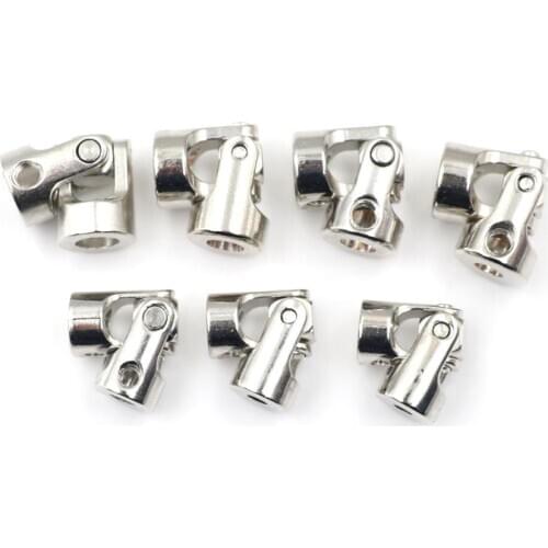 Junta de acoplamientos de cardán de Metal Junta Universal para 4*3mm/4*4mm/5*4mm/5*5mm/5*6*6mm accesorios para barcos RC
