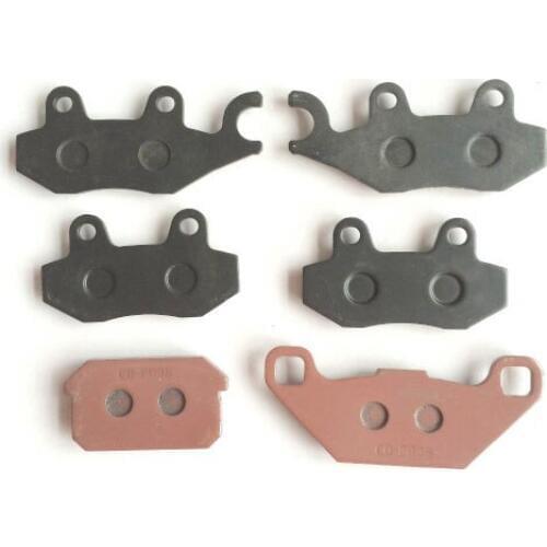 New 3 Set 6PCS Front and Rear Brake Pads For Kazuma Jaguar 500 500CC ATV UTV