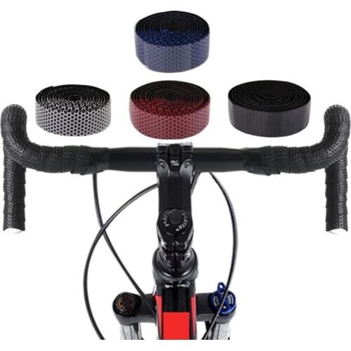 Hex Checkered Pattern Bicycle Handlebar Tape Road Bike Cycling Handle Bar Wrap Tape Bicycle Modification Sports Riding