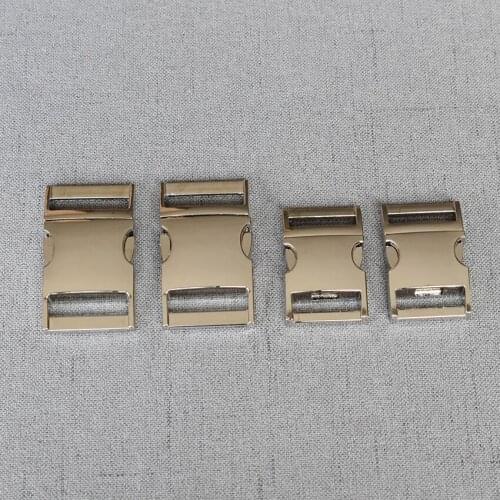 50 Pcs/Lot 20 mm/25 mm Metal Quick Side Release Buckles Durable Hardware For Paracord Security Lock Puppy Cat Collars Diy Parts
