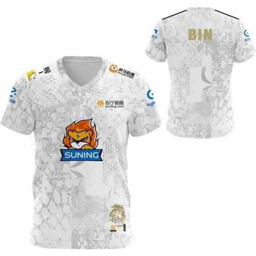 2021 Summer New E-sports Team Uniforms, E-sports Competition Uniforms LOL LPL SN Can Be Customized ID Printing Team Uniforms