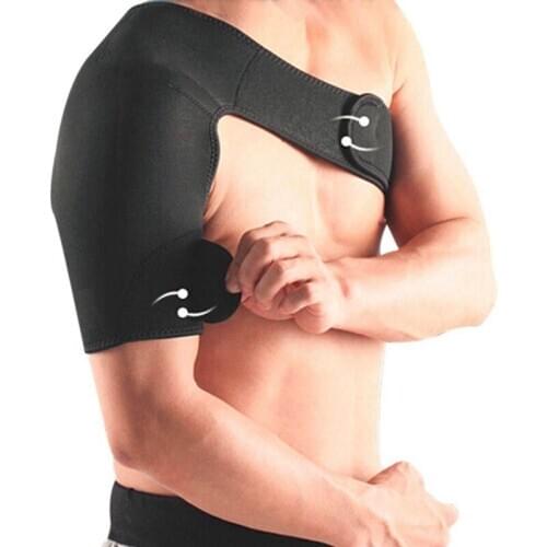 Shoulder Support Brace Back Guard Strap Wrap Belt Band Pads Single Shoulder Adjustable Breathable Sports Care Guard Protect righ