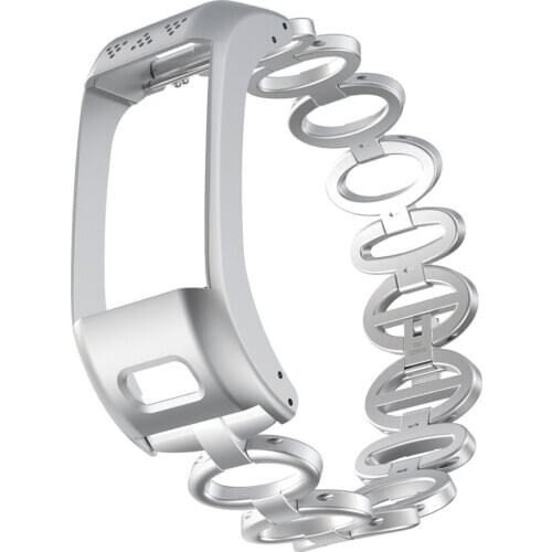 Genuine Stainless Steel Wristband Strap for Garmin Vivosmart HR+/ Garmin Approach X10 / Garmin Approach X40