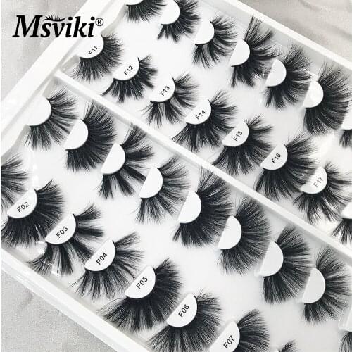 Dramatic Volume 5D Silk Mink Eyelashes Fluffy Wispy Long Thick 3D Lashes Handmade Soft 8D Eye Lash Extension Vendor Makeup Tools
