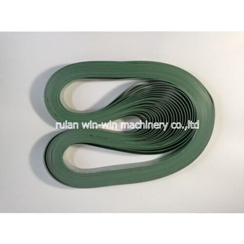 36pcs 1550mmx25mmx1.5mm PVC rubber conveyor belt price bag making machine belt conveyor