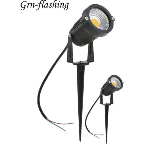 5W 12V 24V Outdoor COB LED Garden Light Path Lawn Spot Lamp Home IP65 Waterproof Spotlight for Christmas Tree Landscape Lighting