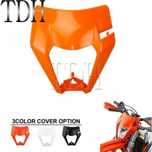 Universal MX Enduro Motocross Headlight Headlamp Head Light Mask Cover For SMR EXC XC XCF XCW XCFW SX 125 150 250 350 450