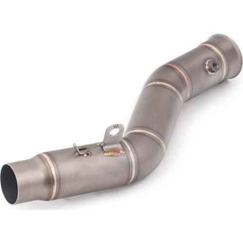 Slip On For YAMAHA YZF-R1 MT-10 2009 -2014 Motorcycle Exhaust Escape Moto Middle Pipe Connect With Exhaust Muffler Pipe 51mm