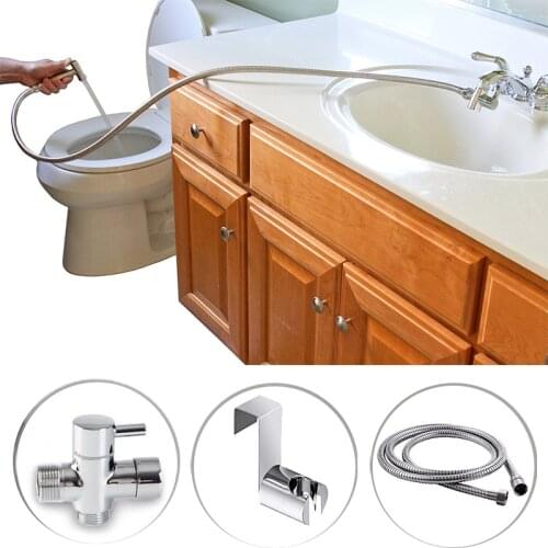 Wetips Bidet Shower Hand Held Shattaf Bidet Mixer Sprayer Gun Jet Shower Toilet Water Spray Handheld Toilet Bidet Faucet
