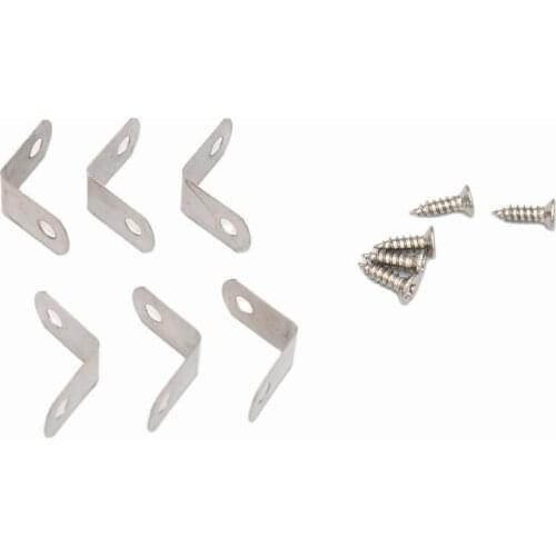 15×10mm metal Silver corner decorative corner Corner protector Bracket book protect corners box corners Jewelry box corner 50pcs