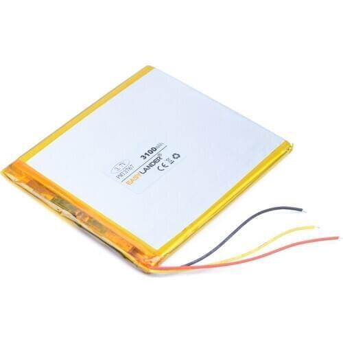 3.7V 3100mAh Rechargeable li Polymer Battery For MultiPad WIZE PMT3767 tablet PC