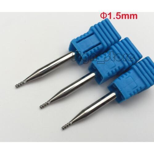 5pcs AAA HRC55 3F Blade Aluminium cutting Three flute End Mill Endmill Milling Cutter CNC router bits 4mm*1.5*4mm
