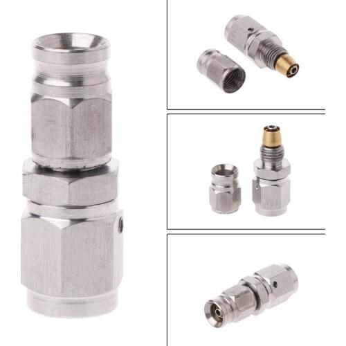 AN -3 Hose to M10x1.0 Straight Stainless Steel PTFE Custom Brake Clutch Hose Fitting W91F