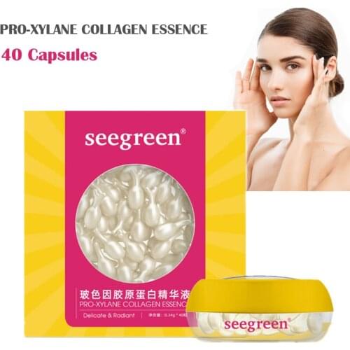 Anti Aging Serum PRO-XYLANE Collagen Essence Anit Wrinkle Skin Firming Elasticity Hydration Face Serum 40 Capsules