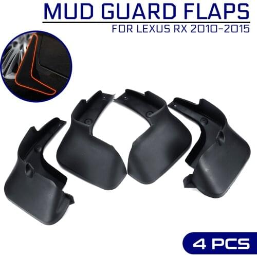 Car Mud Flaps For LEXUS RX RX270 RX300 RX350 RX450H 2010-2015 Splash Guards Mudflaps Mudguards Accessories