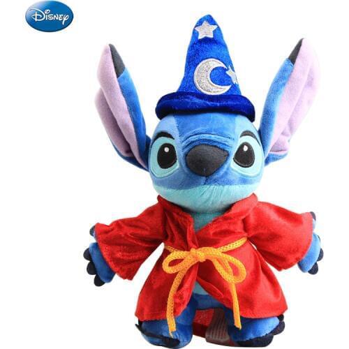 Disney Magic Lilo and Stitch Plush Animal Stuffed Toy PP Cotton Kawaii Scrump Doll Birthday Christmas Present Children Girl Toy