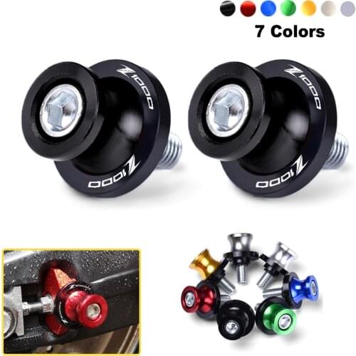 For KAWASAKI Z1000 Z 1000 Z1000R z 1000r 2011-2019 2020 2021 8MM Motorcycle accessories CNC Swingarm Spools slider stand screws