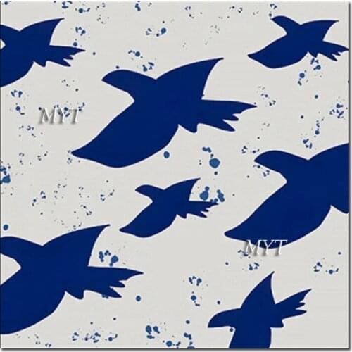 Home Decor Showpieces Abstract Flying Birds Oil Painting Hand Painted Canvas Animal Wall Picture Texture Wall Hangings Art