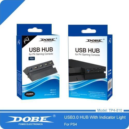HOT DOBE PS4 USB Hub 5 Port USB 3.0 2.0 High Speed Charger Controller Splitter Expansion Adapter for Sony PS4 Gaming Consoles