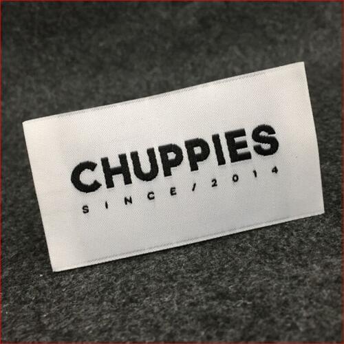 Custom Clothing Label Garment Woven Labels Etiquette for Clothing Brand Label with Custom Logo