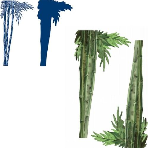 Tall Bamboo Metal Cutting Dies Scrapbook Diary Decoration Stencil Embossing Template DIY Greeting Card Handmade 2021 NEW