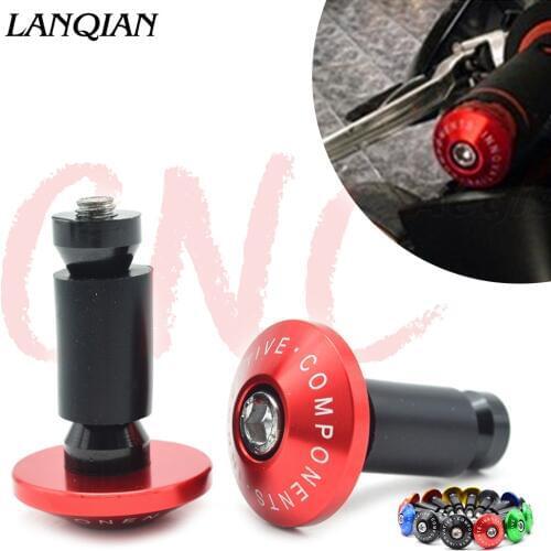 7/8''22 motorcycle handlebar cap motocross handle bar grips ends For Honda CB CBR 300 599 600 600F 1000 1000R 1100 650F