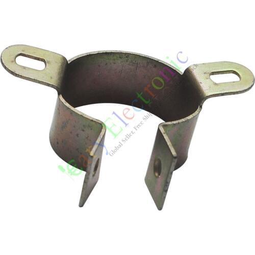 Wholesale and retail 4pc 22mm Film Electrolytic Can Capacitor metal Clamp Tube sockets audio amp DIY free shipping