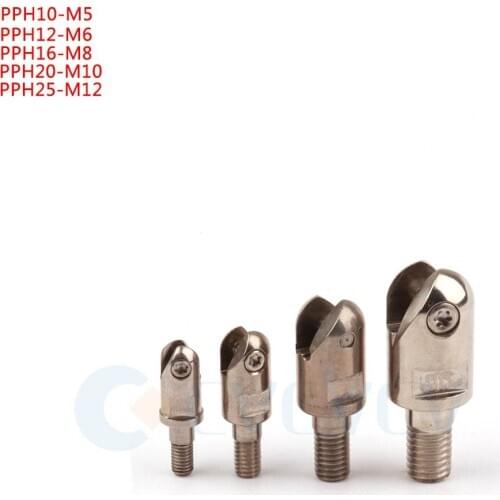 1Pc PPH 10-M5 12-M6 16-M8 20-M10 25-M12 Lock tooth Milling Cutter Head Adaptation BNM-250 CNC Lathe Carbide Blade High Precision