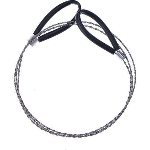 Lightweght Stainless Steel Wire Saw Outdoor Survival Tool Kit Survival Saw Gear