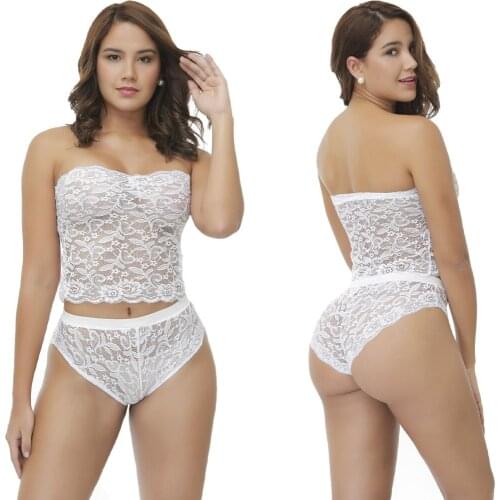 Plus Size Sexy Lingerie Lace Bra Womens Underwear Panties And Bikini Q603