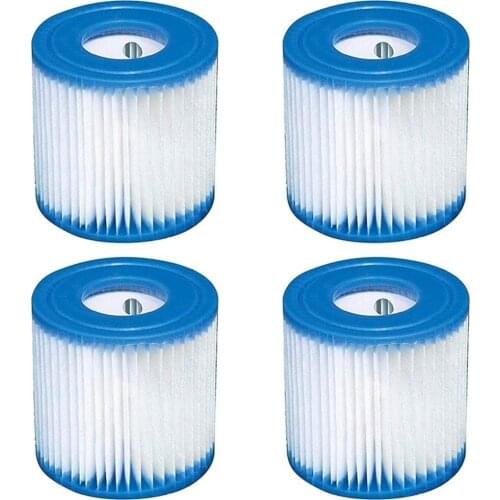 Swimming Pool Filter Pump Replacement Cartridge 300 Gallon Pump Filter Cartridge for Pool Cleaning (4 Pcs)
