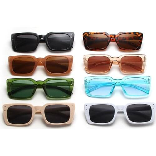 Small Rectangle Sunglasses Women Vintage Brand Designer Square Sun Glasses Shades Female UV400