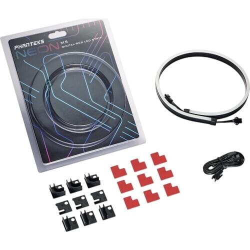 PHANTEKS M5 Light Strip ARGB Neon Computer Case Decoration Led Strip 5V 3PIN Light Header AURA 550mm