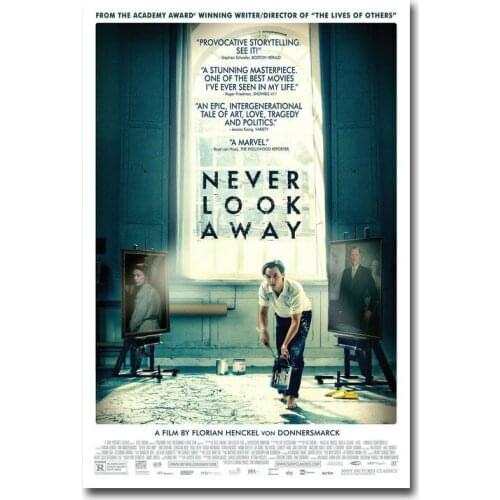 Never Look Away Movie Silk Fabric Wall Poster Art Decor Sticker Bright