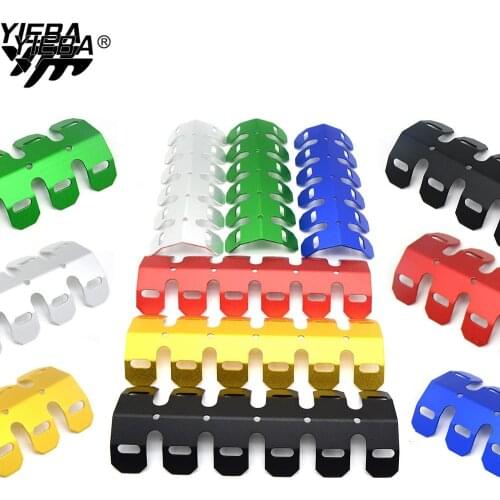 Off-road Exhaust Pipe Guard Protector Heat Shield For HONDA CR CRF SL XR CRM 80 85 125 150 230 250 400 450 650 1000 R X AR M L